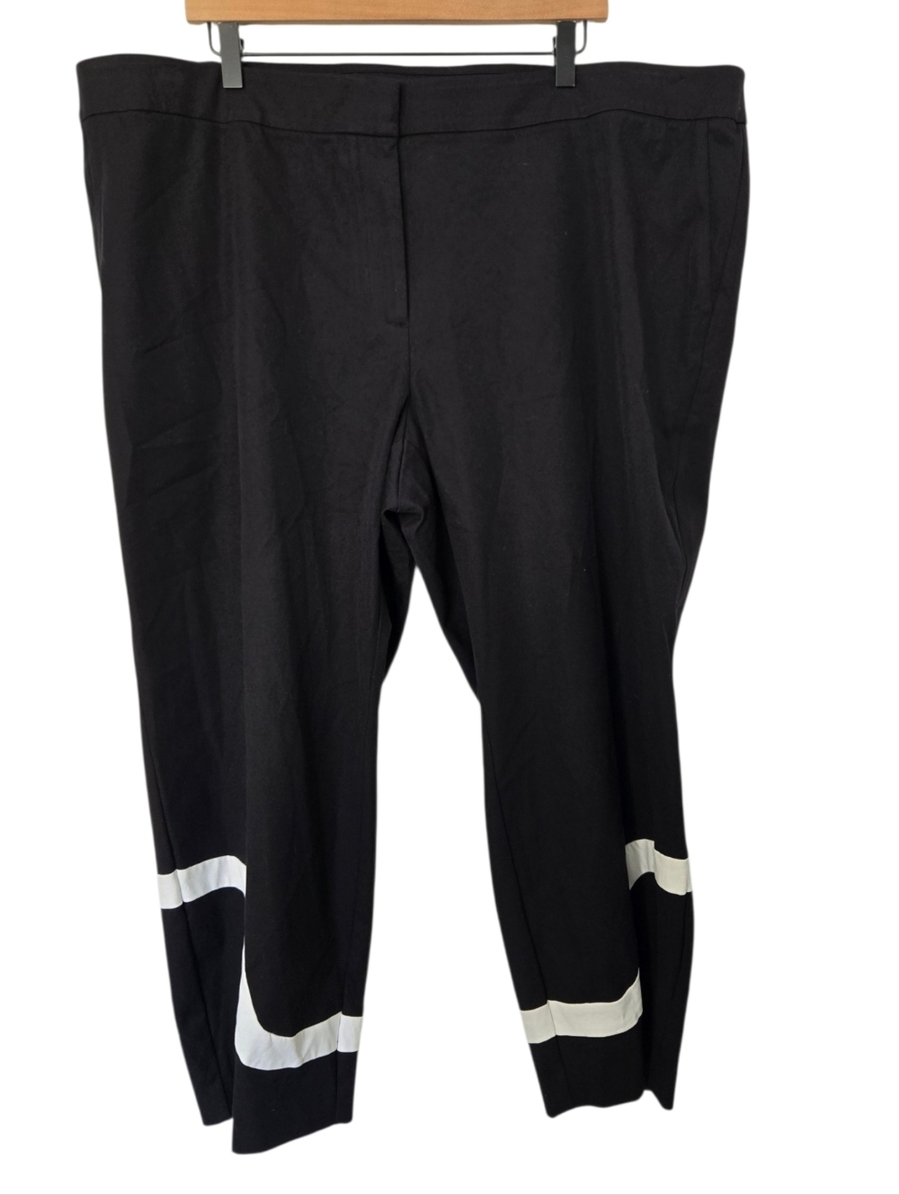 Alfani Sport Capri Leggings 24W Black Athletic Pants Plus Size Stretch Workout A